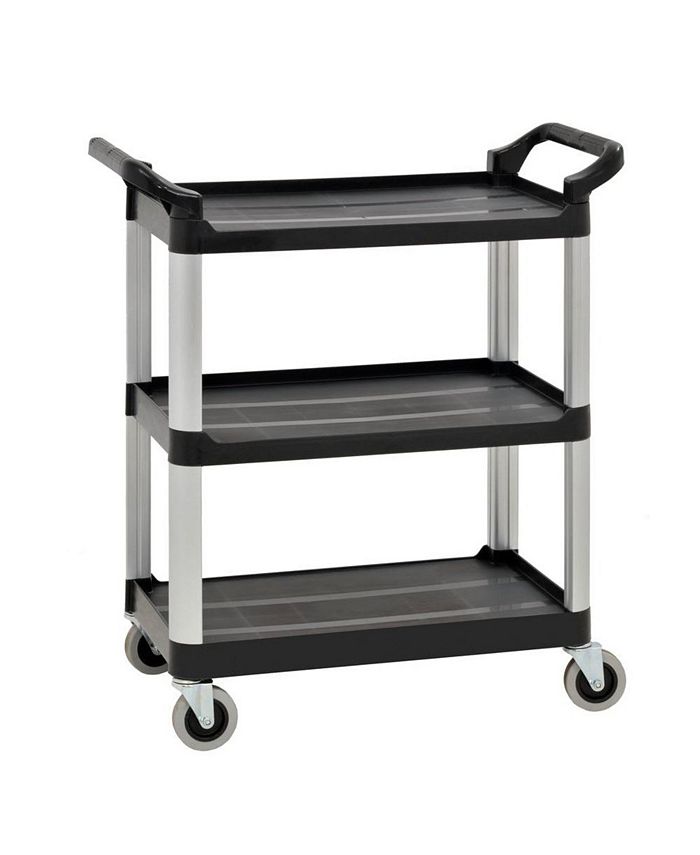 Edsal 3Shelf Heavy Duty Utility Cart with Casters Macy's