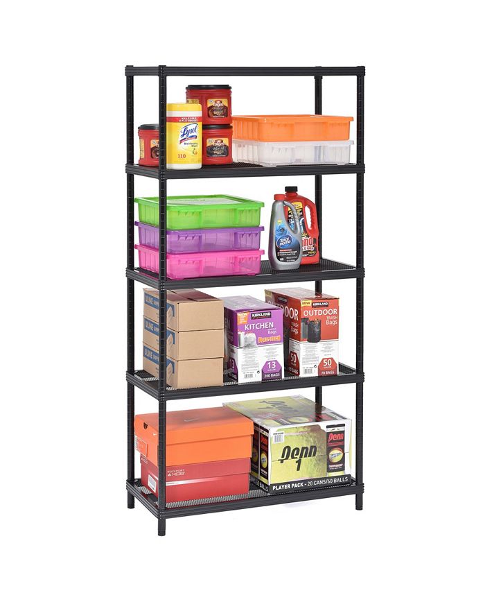 Edsal 4Tier Mesh Shelving Unit Macy's