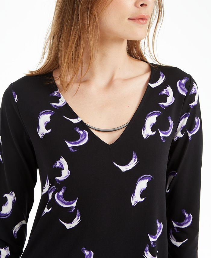 Alfani Petite HardwareTrim Top, Created for Macy's Macy's