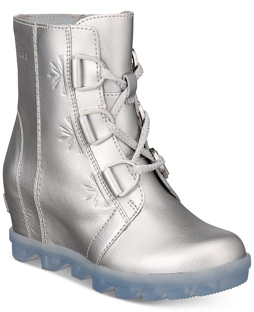 Sorel Disney X Sorel Big Girls Joan Of Arctic Frozen 2 Wedge Boots