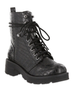 image of Mia Indigo-g Combat Boots Women-s Shoes