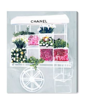 Fashion Flower Cart Canvas Art - 36" x 30" x 1.5"