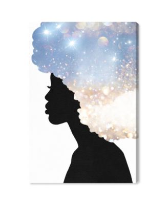 Her Head in The Clouds Canvas Art - 36" x 24" x 1.5"