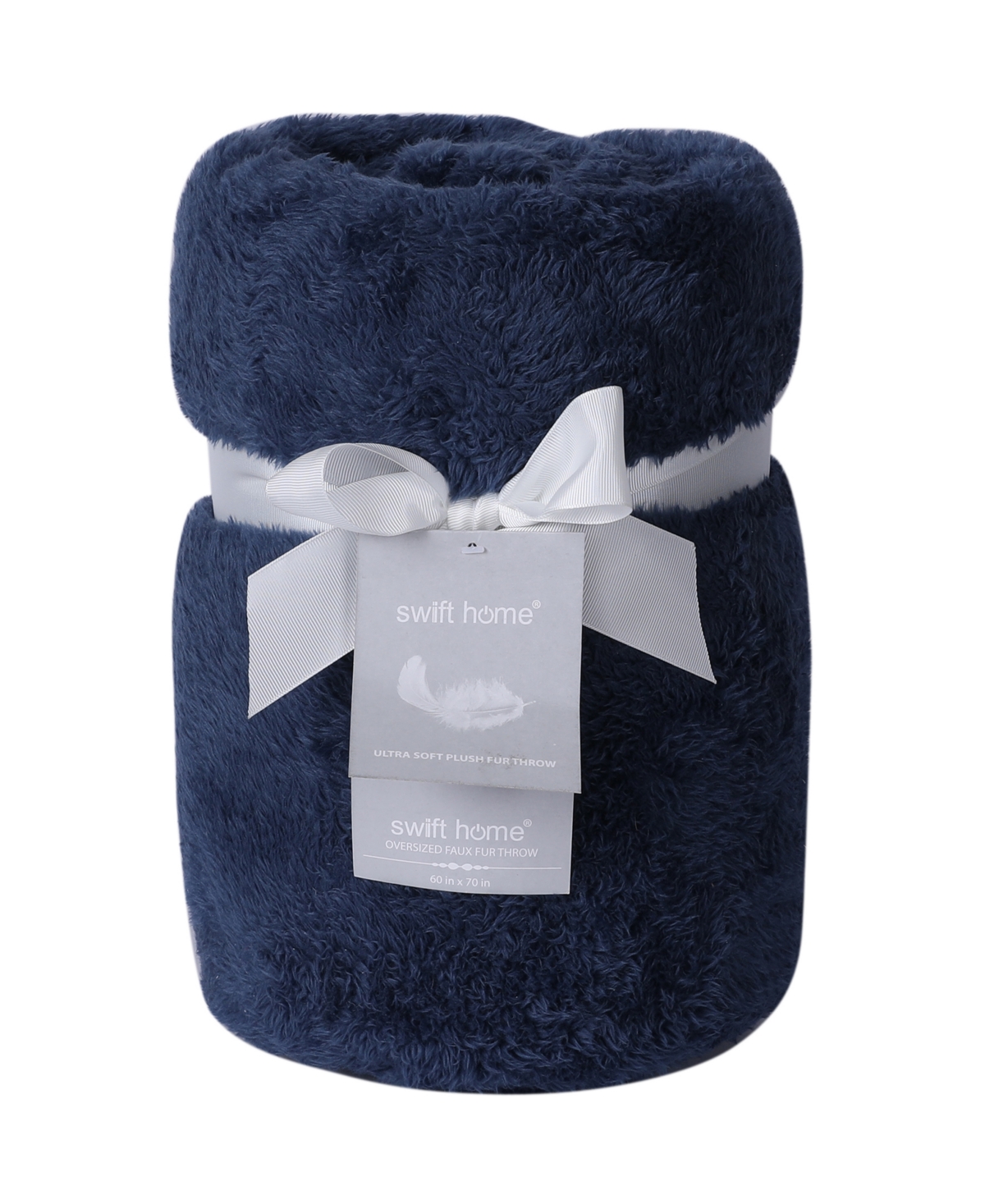 Cathay Home Inc. Faux Fur Oversized Throw, 60