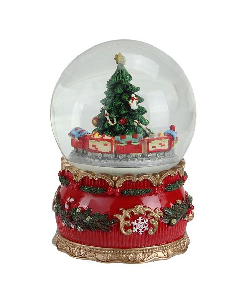 Northlight 6 Musical Christmas Tree And Train Animated Water