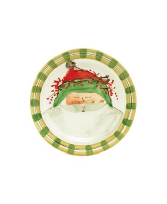 Old St. Nick Green Salad Plate