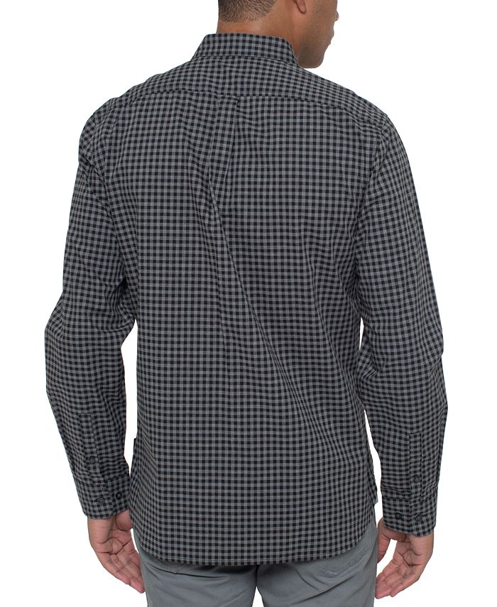 Kenneth Cole Men's Heather Gingham Shirt & Reviews - Casual Button-Down ...