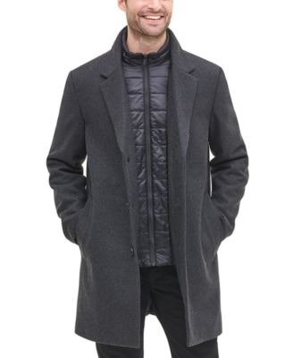 dkny wool coat mens