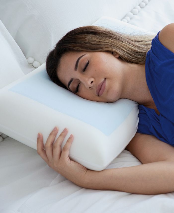 PharMeDoc Memory Foam Pillow with Cooling Gel Bed Pillow Standard