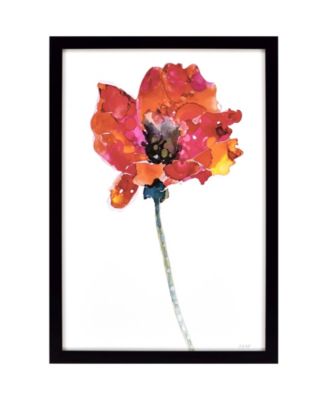 Paragon Picture Gallery Paragon Vivid Flower IV Framed Wall Art, 38" x 27"