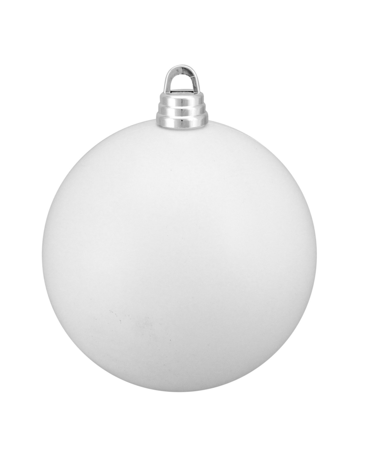 Northlight Winter White Shatterproof Matte Christmas Ball Ornament 12" 300mm