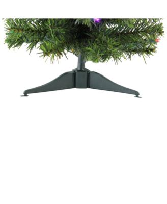 18" Pre-Lit LED Canadian Pine Artificial Christmas Tree - Multi Lights