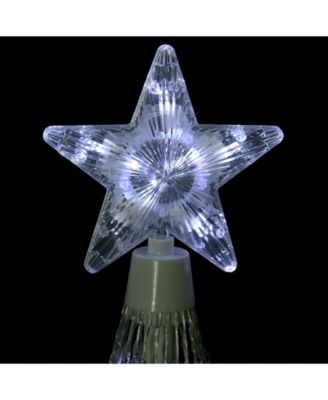 9' Pure White LED Lighted Show Cone Christmas Tree Outdoor Decoration