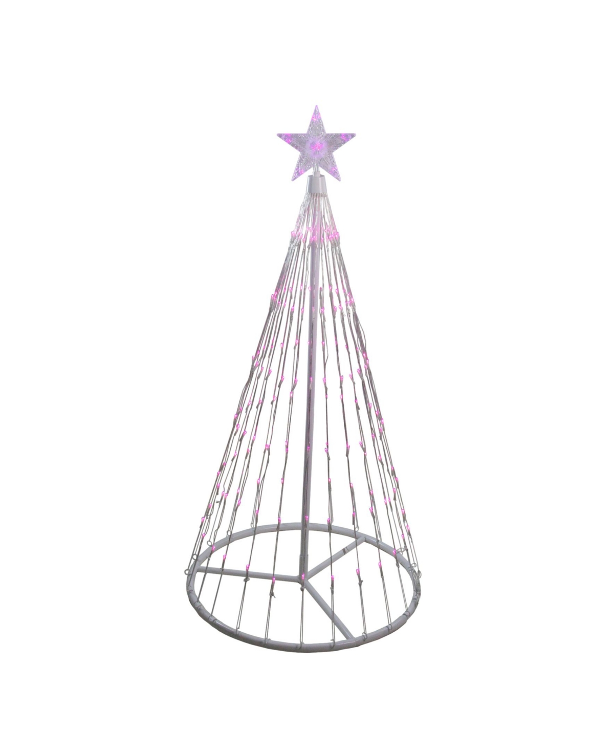 Northlight 4'Led Lighted Show Cone Christmas Tree Outdoor Decoration - Pink