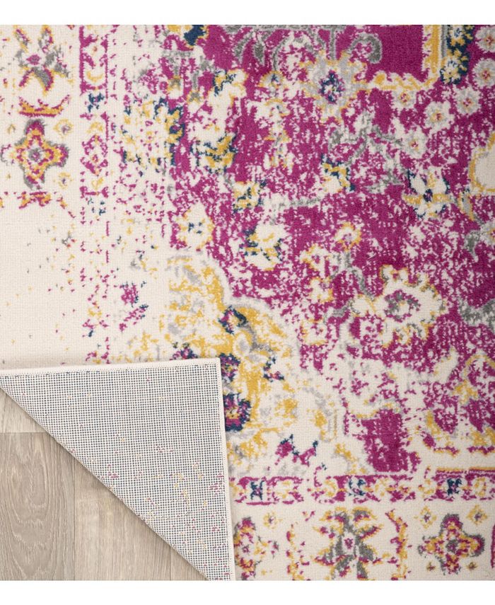 Main Street Rugs Lyon Lyn831 Pink 5' x 7' Area Rug Macy's