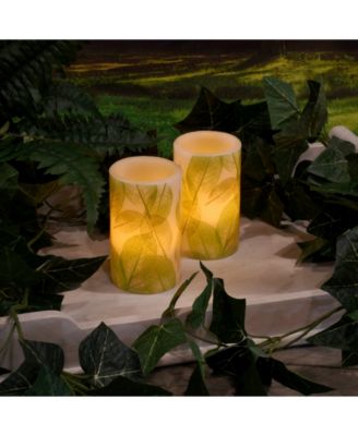 Lumabase Battery Operated Wax Candle, Set of 2