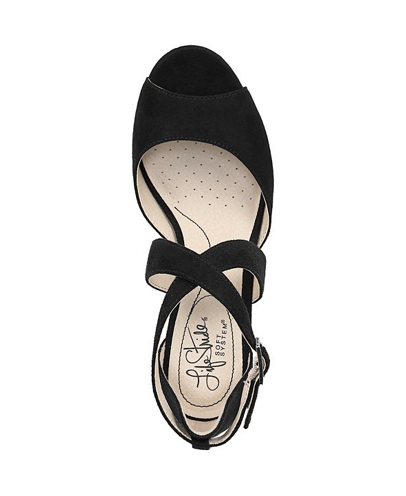 brown strap platform sandals