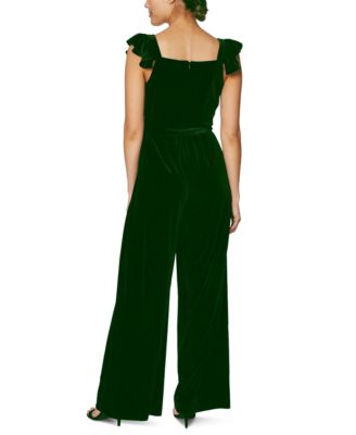 betsey johnson velvet jumpsuit