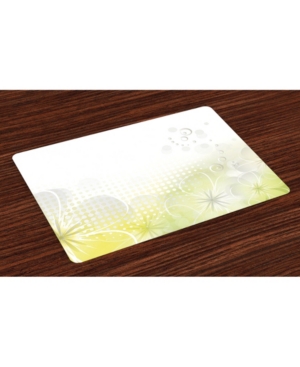 Ambesonne Place Mats Set of 4
