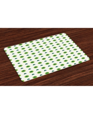 Ambesonne Floral Place Mats Set of 4