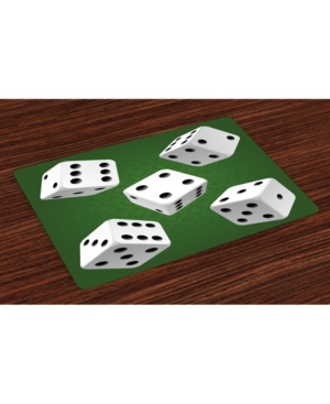 Ambesonne Modern Place Mats Set of 4