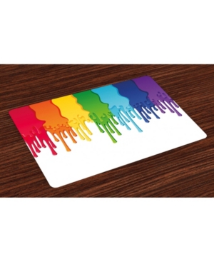 Ambesonne Abstract Place Mats Set of 4