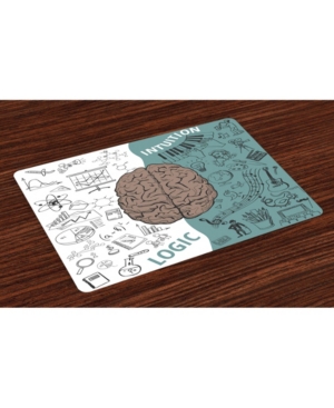 Ambesonne Modern Place Mats Set of 4