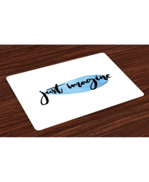 Ambesonne Inspirational Place Mats Set of 4