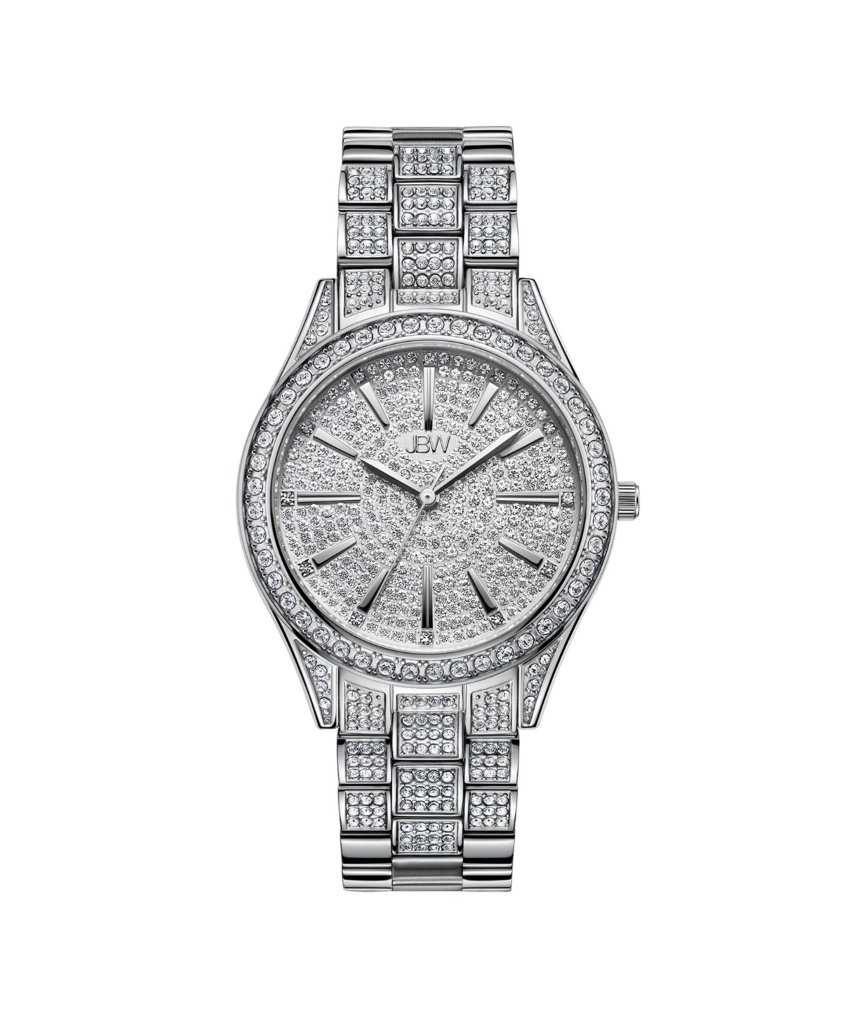 Women's Cristal Diamond (1/8 ct. t.w.) Watch in Stainless Steel Watch 38mm - Silver