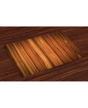 Ambesonne Rustic Place Mats Set of 4