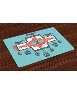 Ambesonne Tribal Place Mats Set of 4