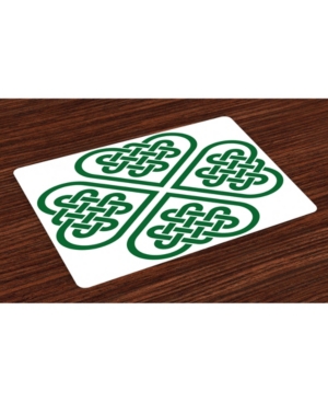 Ambesonne Celtic Place Mats Set of 4