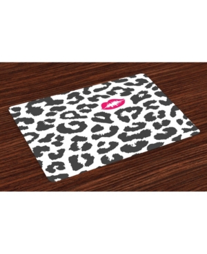 Ambesonne Safari Place Mats Set of 4
