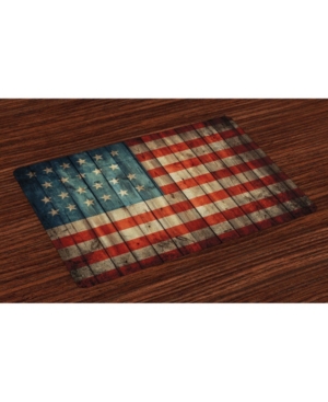 Ambesonne Usa Place Mats Set of 4
