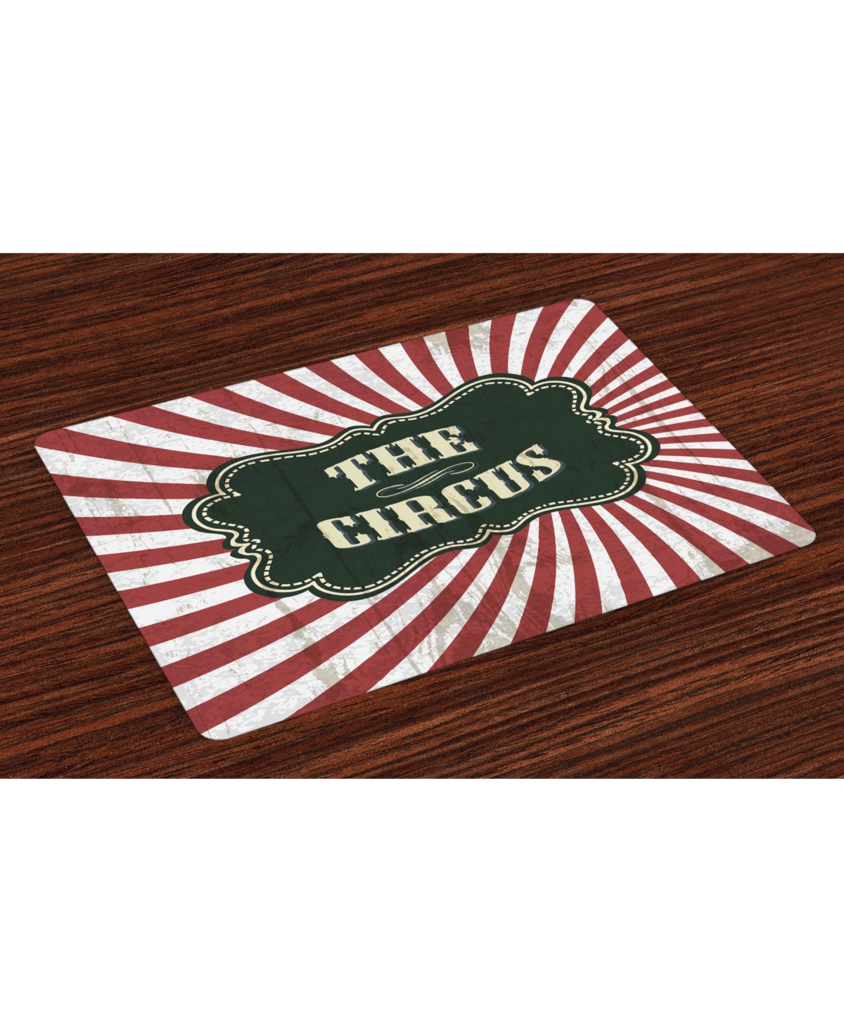 AMBESONNE CIRCUS PLACE MATS, SET OF 4