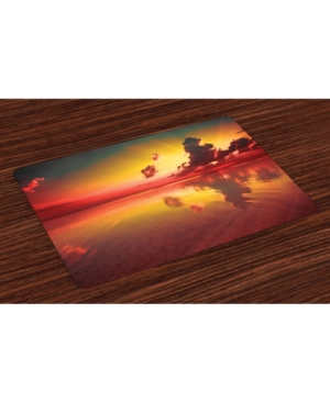 Ambesonne Americana Place Mats Set of 4