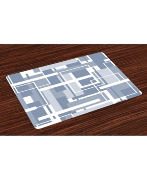Ambesonne Geometric Place Mats Set of 4