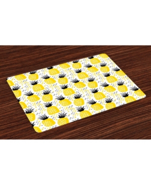 Ambesonne Exotic Place Mats Set of 4
