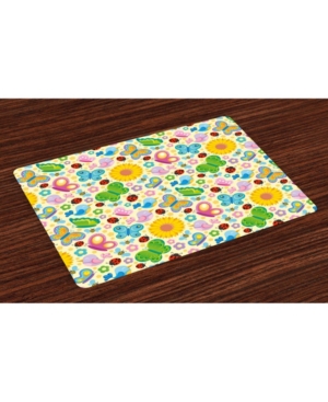 Ambesonne Nursery Place Mats Set of 4