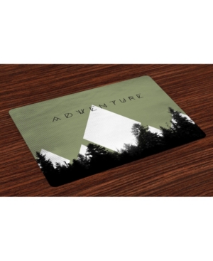 Ambesonne Adventure Place Mats Set of 4