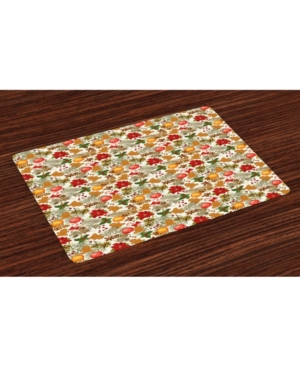 Ambesonne Christmas Place Mats Set of 4