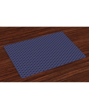 Ambesonne Place Mats Set of 4