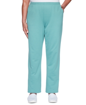 image of Alfred Dunner All About Ease French Terry Proportioned Pants