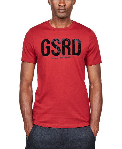 G Star Raw Men S Slim Fit Gsrd Graphic 5 T Shirt Reviews T Shirts Men Macy S