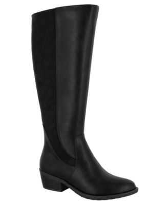 Easy Street Women's Cortland Wide Calf Riding Boots Brown Size 6M