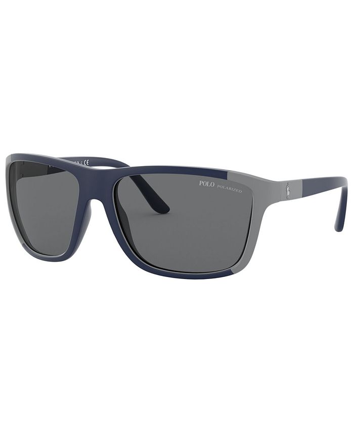 Polo Ralph Lauren Polarized Sunglasses, PH4155 62 - Macy's