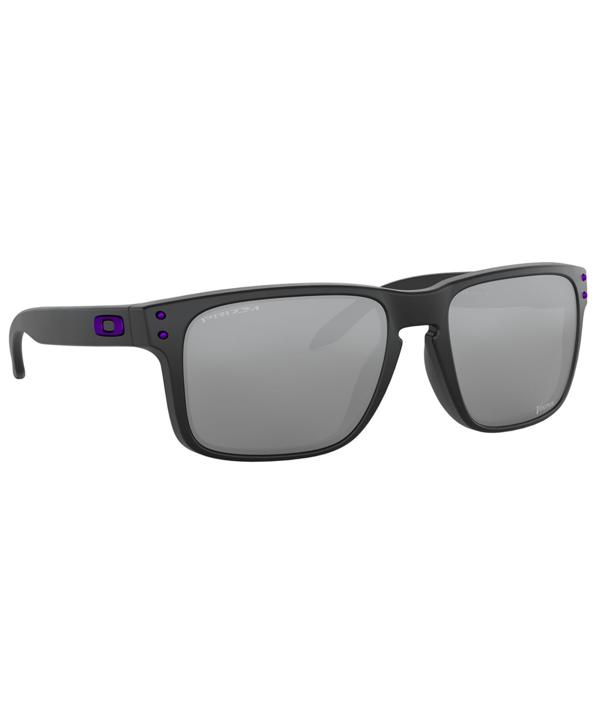 Oakley Nfl Collection Sunglasses, Minnesota Vikings Oo9102 55 Holbrook In Min Matte Black,prizm Black
