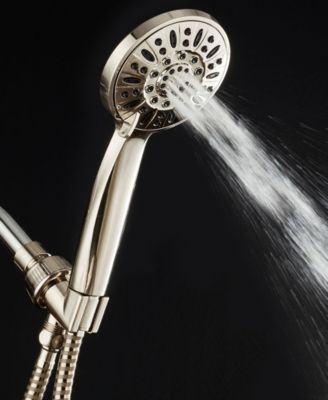 High-Pressure 6-setting Handheld Shower Head with Extra-long 6 Foot Hose