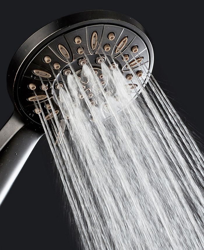 Aquadance HighPressure 6setting Handheld Shower Head with Extralong