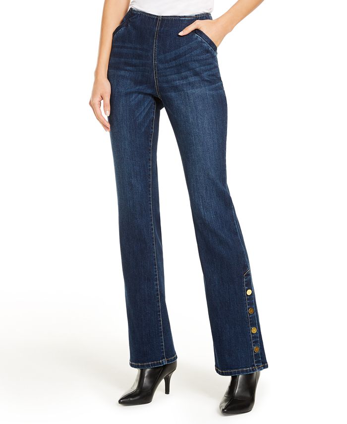 INC International Concepts INC Snap-Hem Bootcut Jeans, Created for Macy ...
